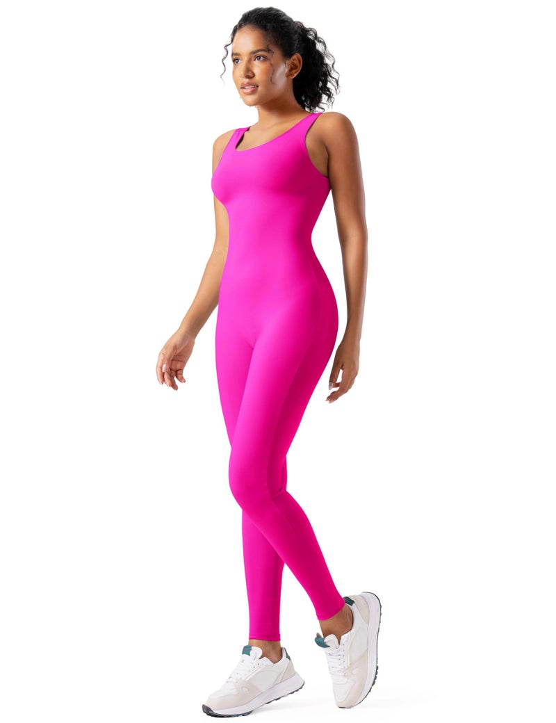 Speerise Women Rompers Jumpsuits Leotards Bodysuit One Piece Tank Top Outfit â€“ Tummy Control Workout Jumpers Body Suits Festival to fitnessâ€”this sculpting romper keeps you cute, comfy, and performance-ready - Image 1